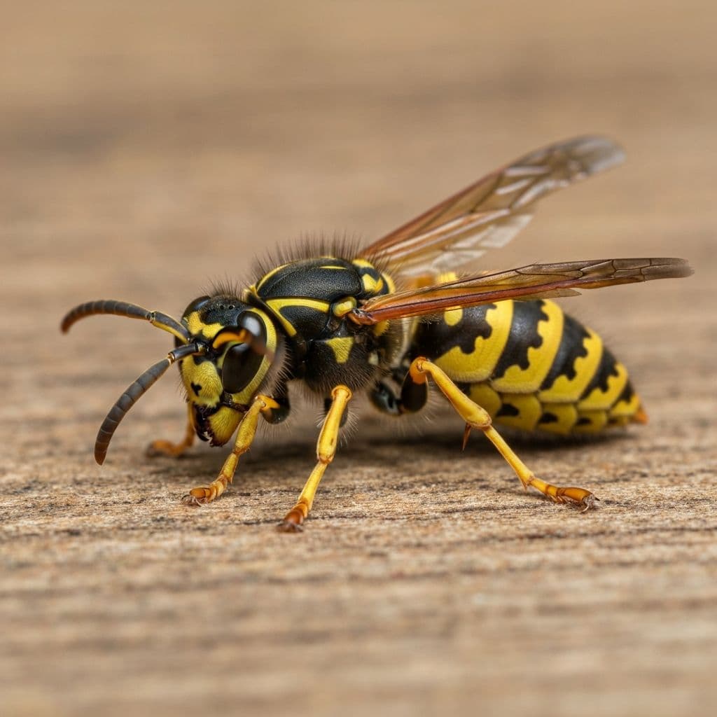 Gemeine Wespe - Wespenbekämpfung durch Schädlingsbekämpfung Huppert